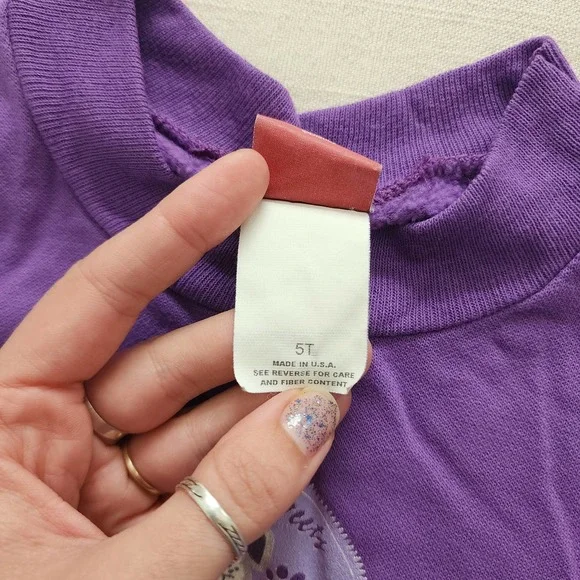 Vintage 102 Dalmations Long Sleeve Shirt 5t - Picture 8 of 9